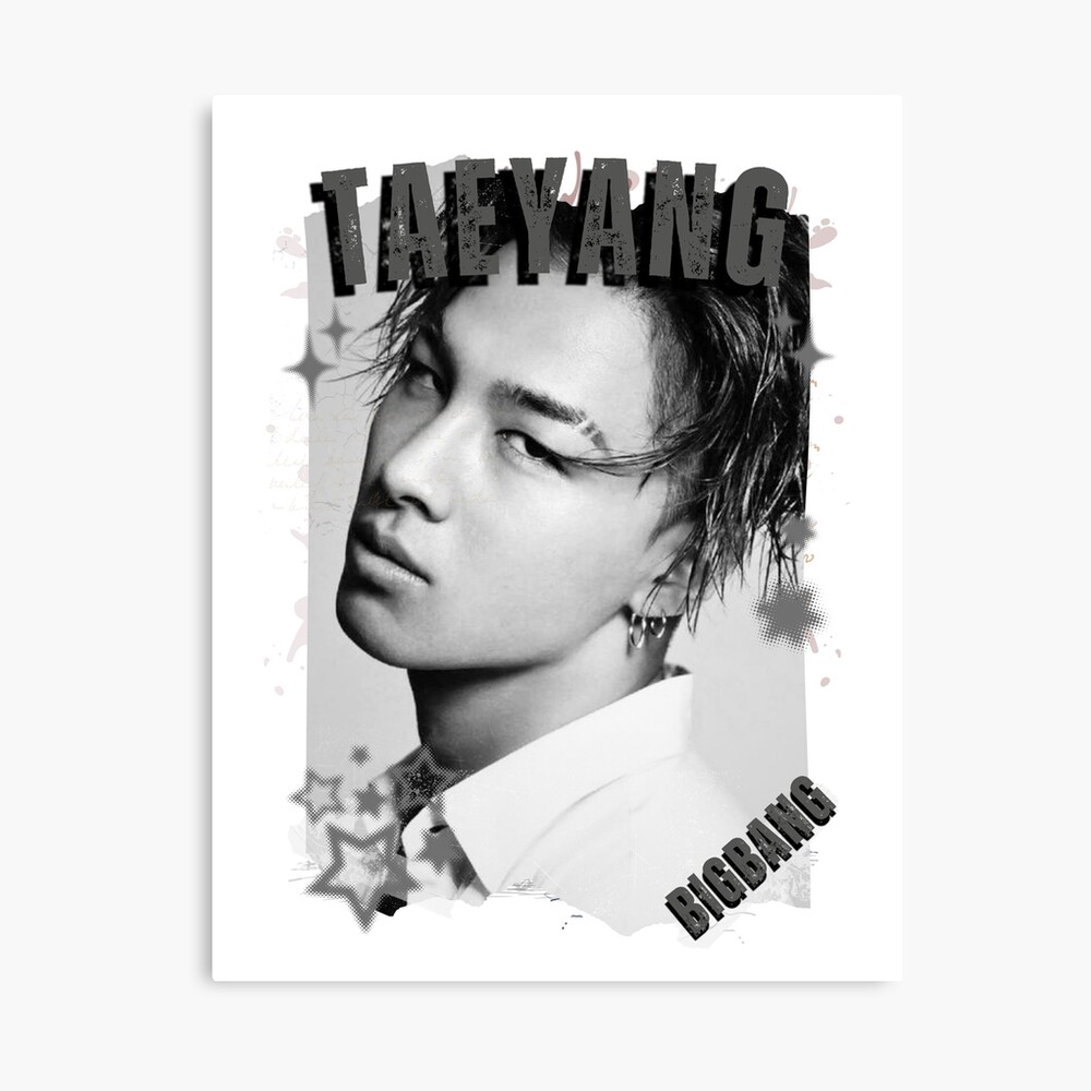 BigBangg Taeyang Collage Design Poster