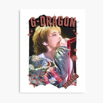 BigBangg G Dragon Collage Design Poster