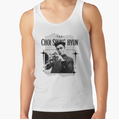 Top Choi Seung Hyun Collage Design Tank Top