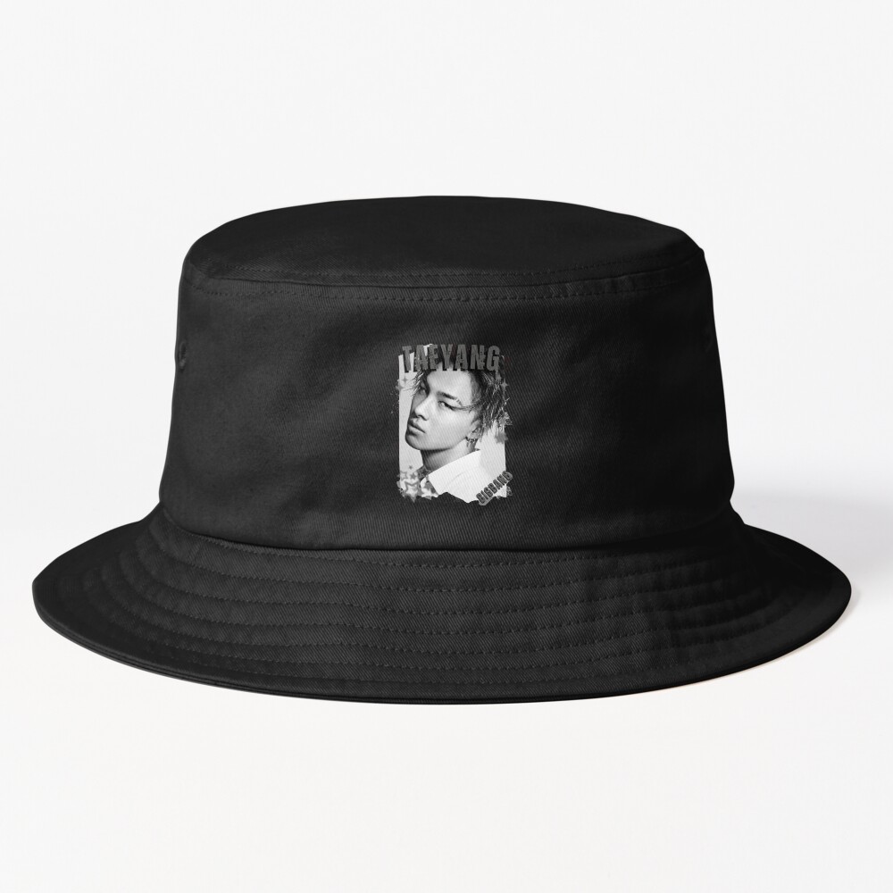 BigBangg Taeyang Scrapbook Collage Design Bucket Hat