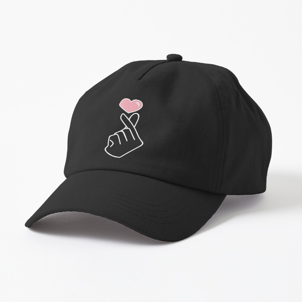 Kpop Korean Finger Heart Pattern Cap