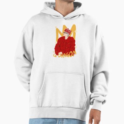 G Dragon Red Rose Crown Pop Art Hoodie