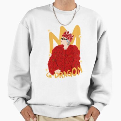 G Dragon Red Rose Crown Pop Art Sweatshirt