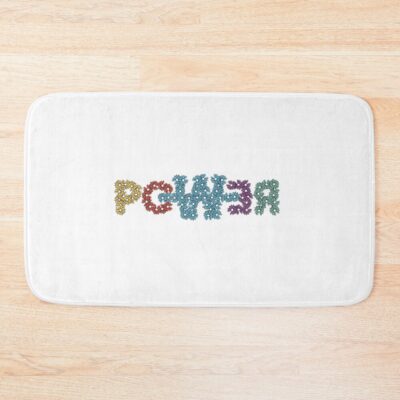Power Daisy Logo Bath Mat