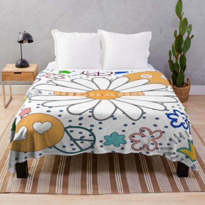 Bigbang K Pop Logo Combination Design Throw Blanket
