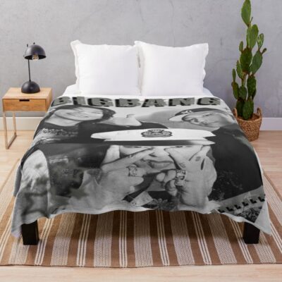 BigBangg Retro Y2k Preppy Scrapbook Scrapbook Collage Design Throw Blanket
