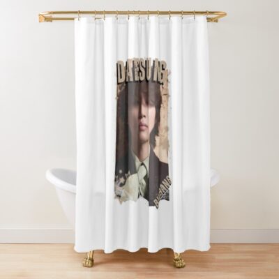 Bigbang Daesung Retro Y2k Scrapbook Shower Curtain