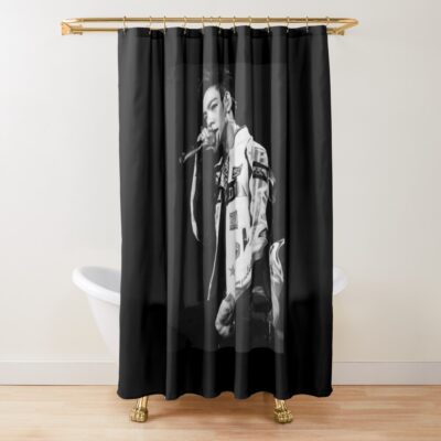 Bigbang T.o.p On The Stage Shower Curtain