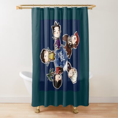 Bigbang Boys World Of Kpop Shower Curtain