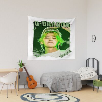 BigBangg G Dragon Retro Y2k Preppy Scrapbook Scrapbook Collage Design Tapestry