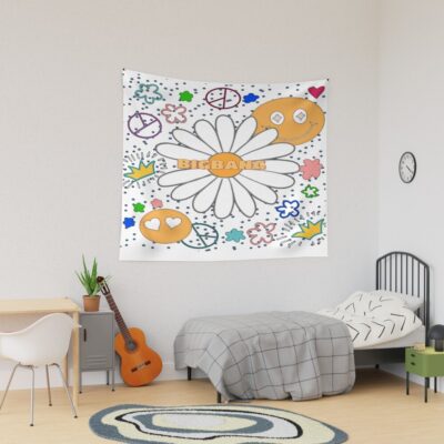 Bigbang K Pop Logo Combination Design Tapestry