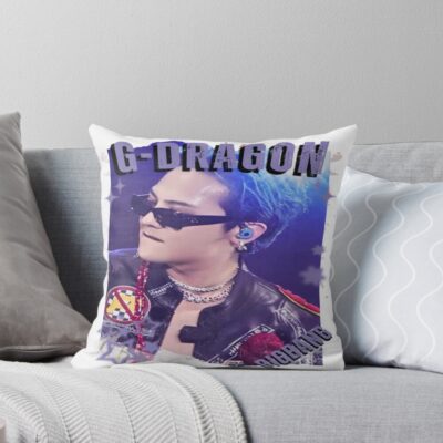 BigBang G-dragon Retro Y2k Throw Pillow