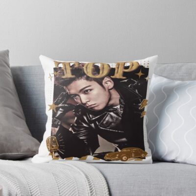 Top Choi Seung Hyun Korean Actor Scrapbook Throw Pillow